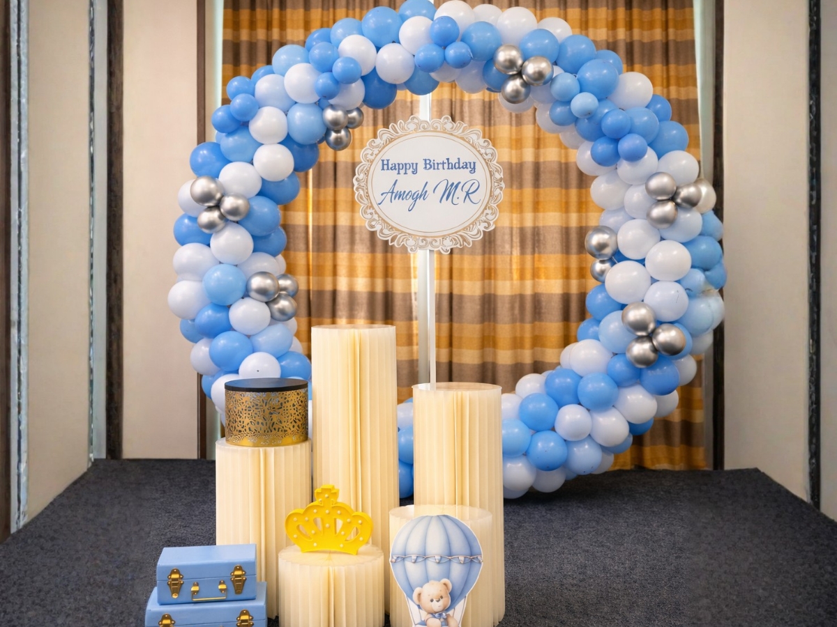 Seven Dreams Party Links – Balloon Decoration in HAL, Bangalore