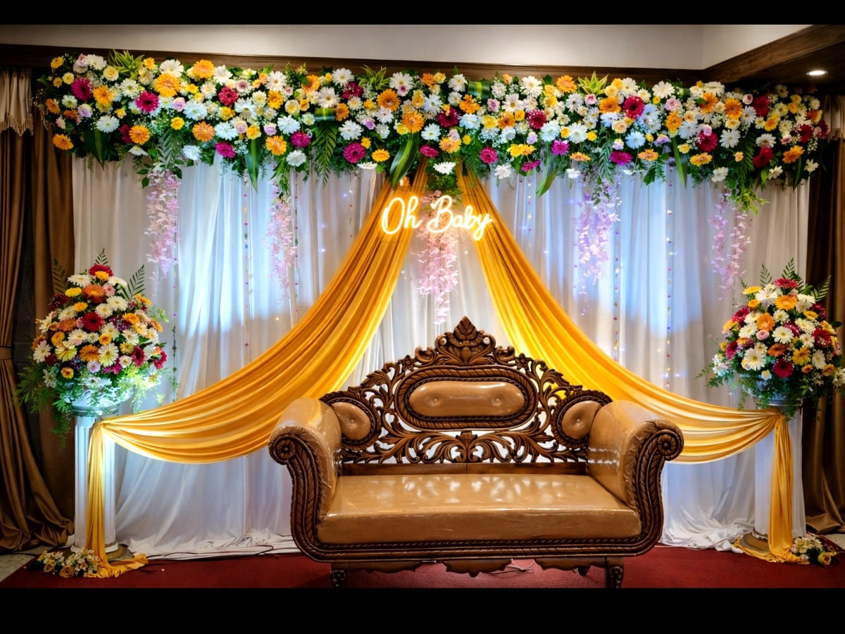 Seven Dreams Party Links – Wedding Decoration in HAL, Bangalore
