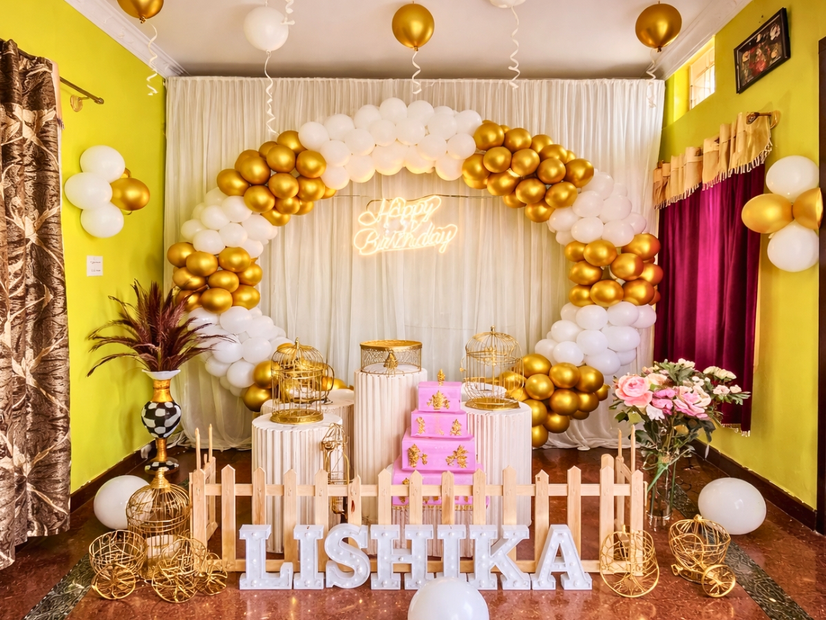 Gajanana event management – Balloon Decoration in Vasanth Nagar, Bangalore