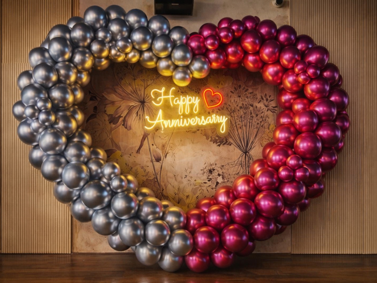360D balloon decoration – Proposal & Romantic Setup in Basavanagudi, Bangalore