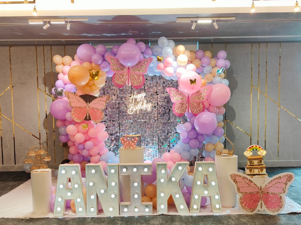 360D balloon decoration – Event Decoration in Dollars Colony, Bangalore