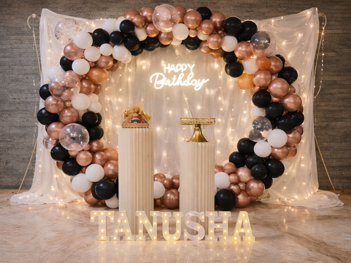 360D balloon decoration – Event Decoration in Dollars Colony, Bangalore