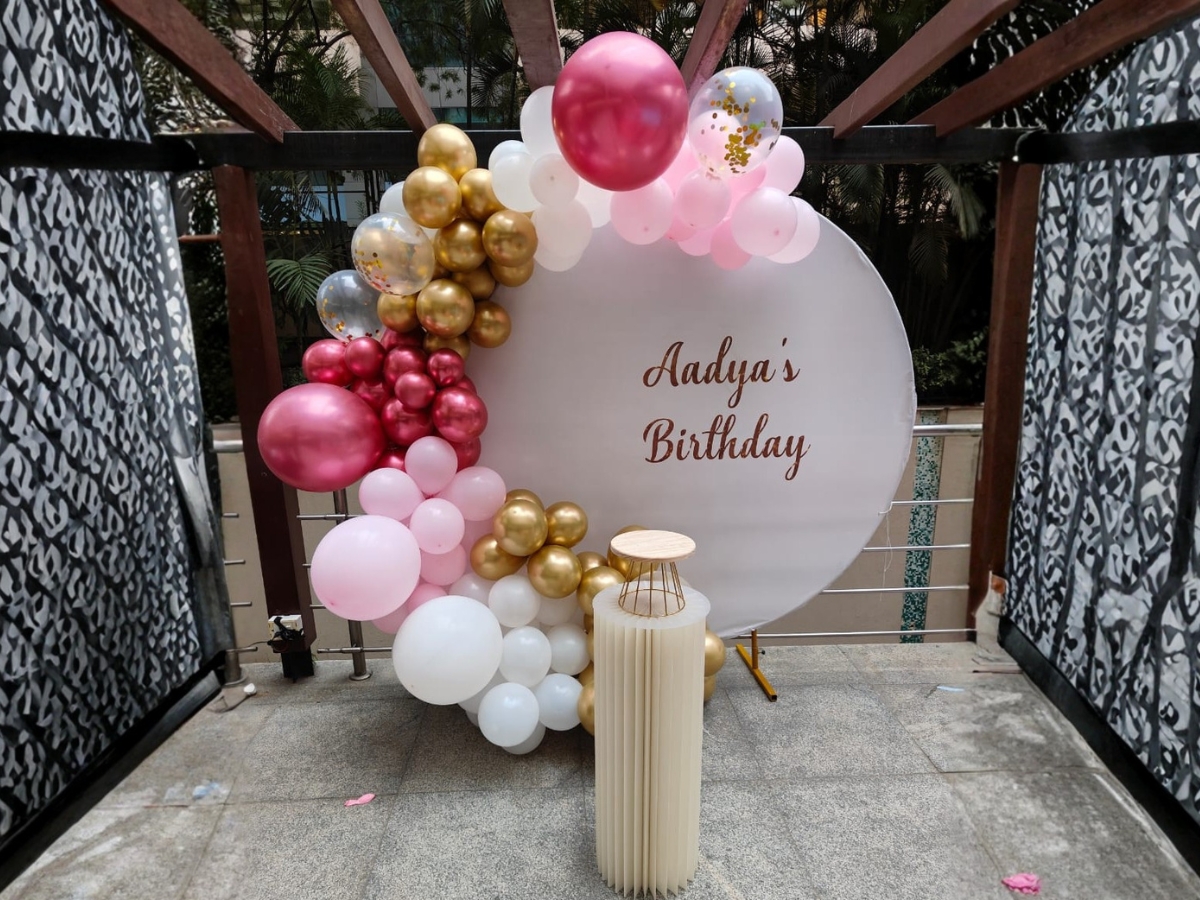 360D balloon decoration – Balloon Decoration in Dollars Colony, Bangalore