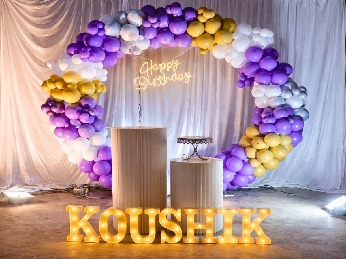 happy gathering events – Proposal & Romantic Setup in Peenya, Bangalore