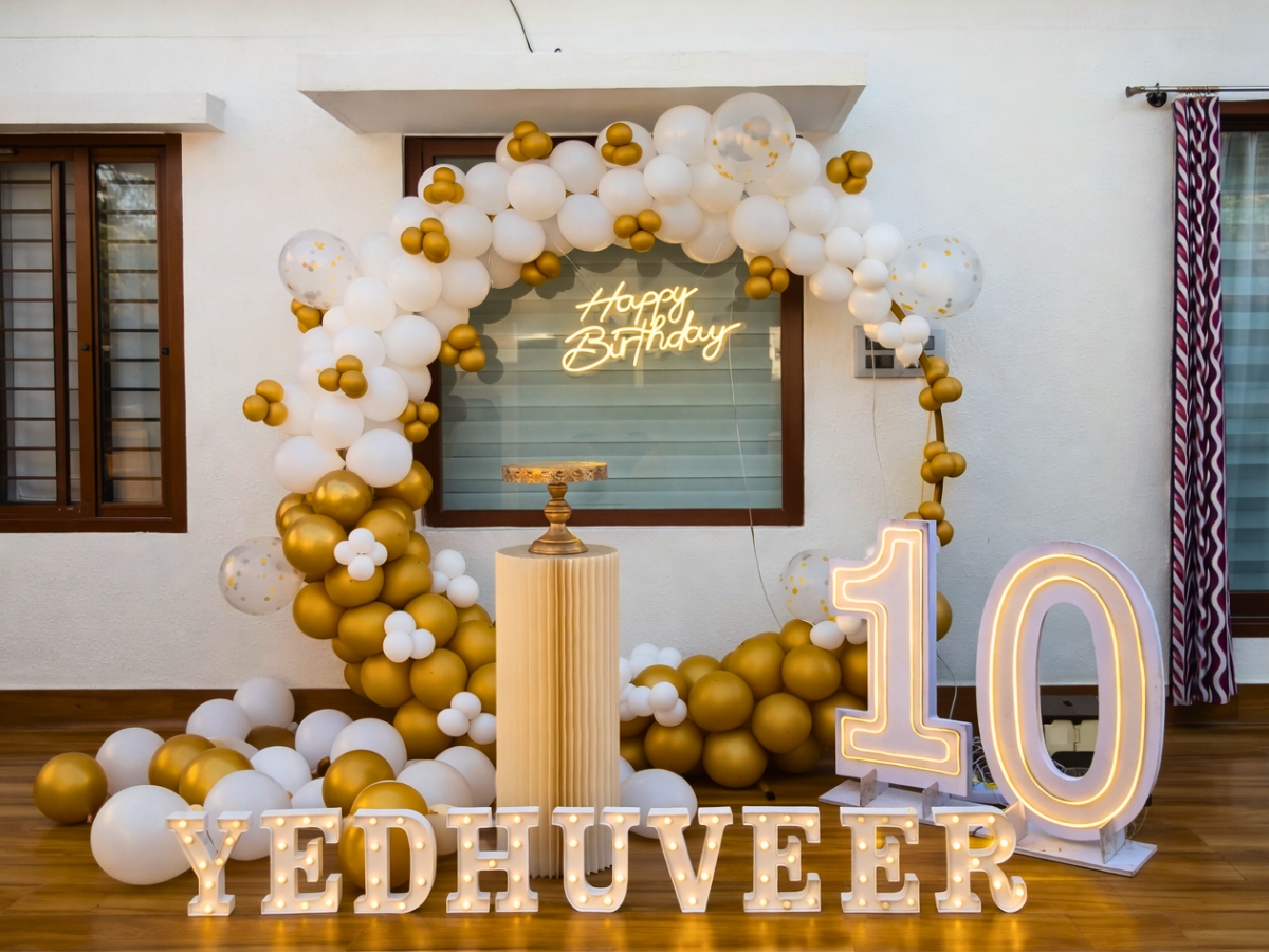 happy gathering events – Balloon Decoration in Devanahalli, Bangalore