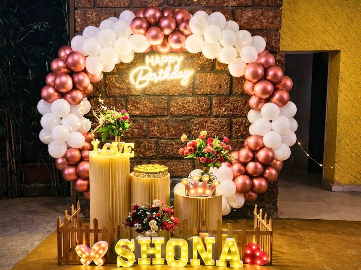 special events 96 – Proposal & Romantic Setup in HBR Layout, Bangalore