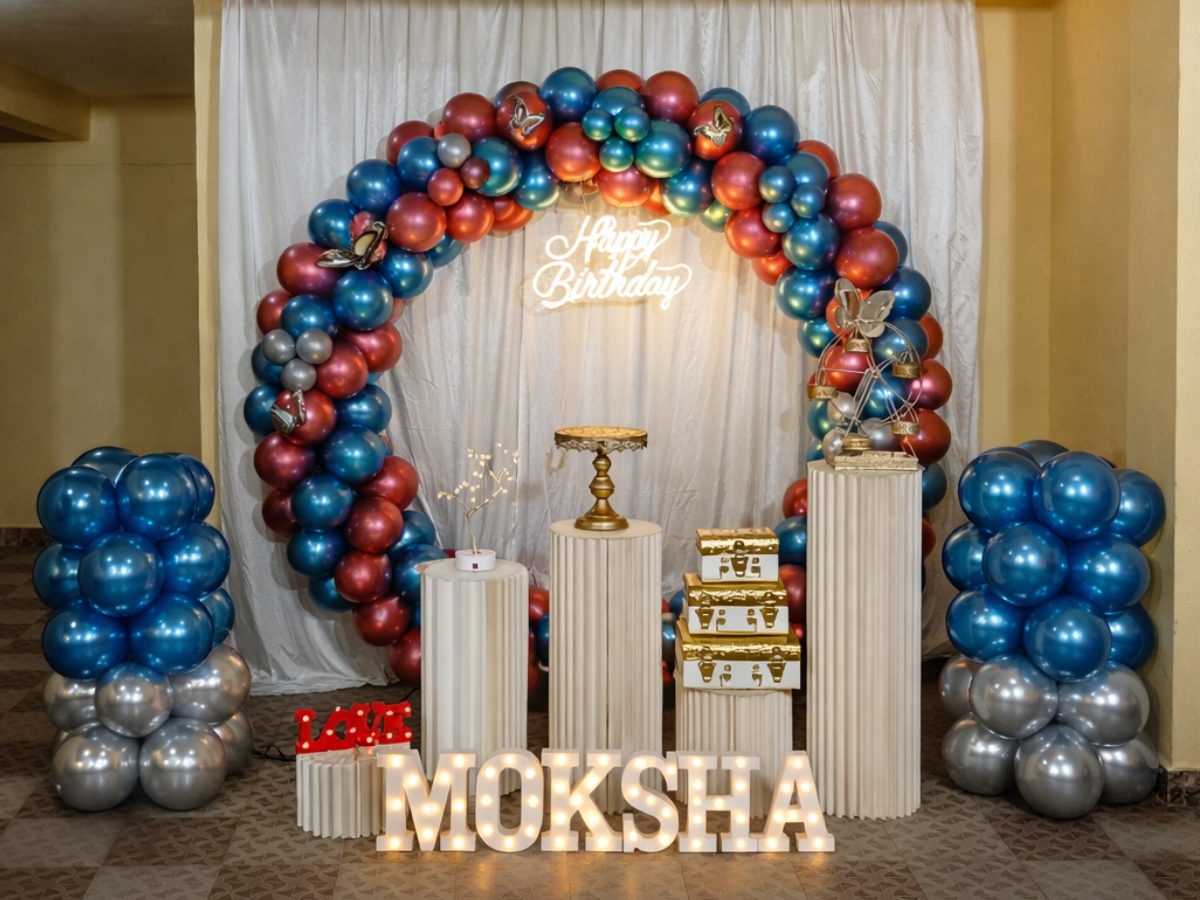 Gajanana event management – Balloon Decoration in Vasanth Nagar, Bangalore