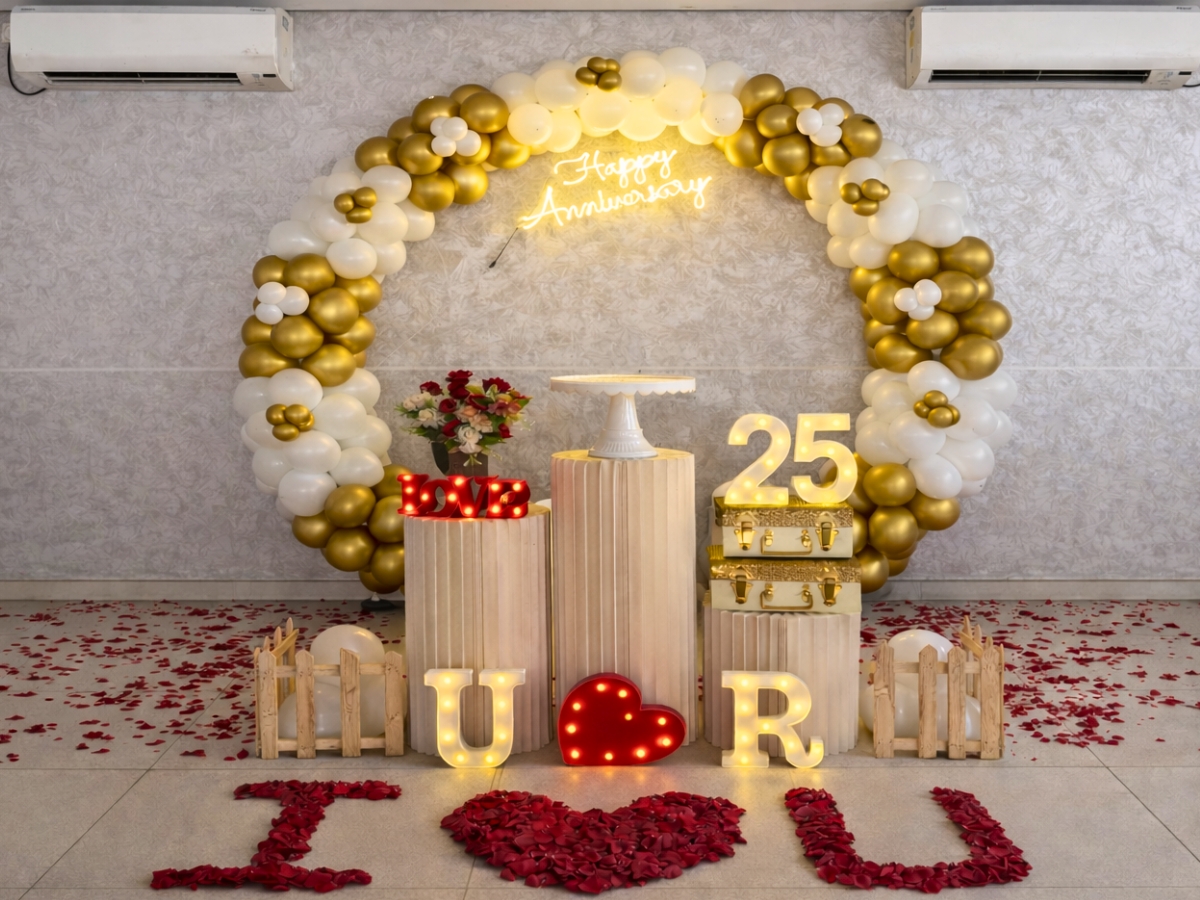 BM events – Proposal & Romantic Setup in Whitefield, Bangalore