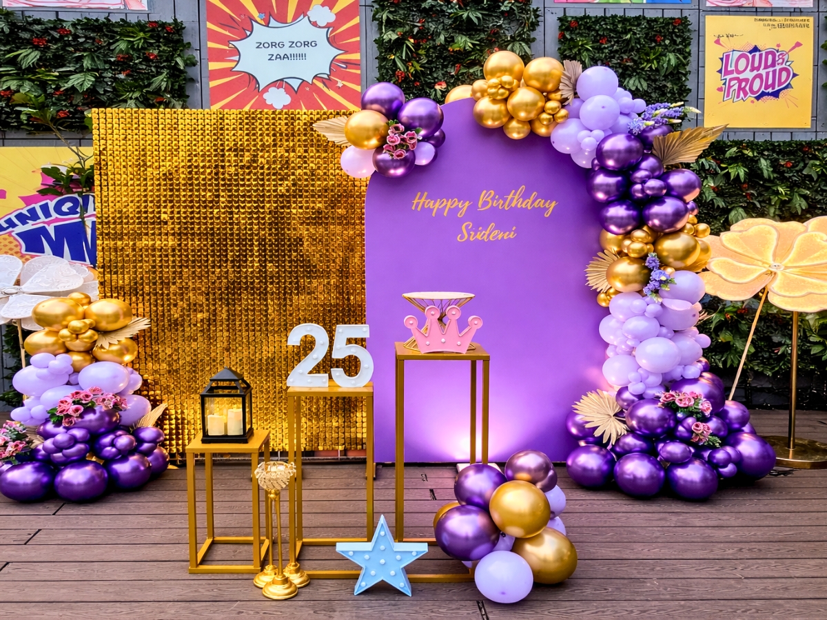 DARSHU EVENTS – Birthday Decoration in HAL, Bangalore